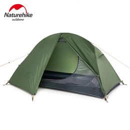 Ultralight 1 Person Camping Tent Backpacking king Hiking Cycling Single Tents Waterproof PU4000 Green 240416 240426