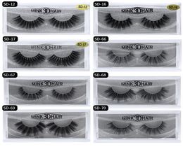 3D False Eyelashes Handmade Mink Hair Fake Lashes Makeup accessories 16 styles available drop YL0039935440