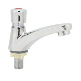 Bathroom Sink Faucets Widely Used Time Delay Faucet Basin Tap Water Saving Self Closing Push Button Single Cold For Home Commercial