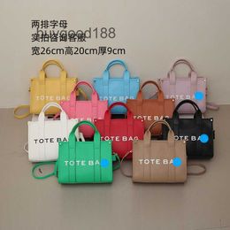 Designer Marcj High-end Tote bag Womens 2024 New Fashion Letter Handheld Small Square Bag Fashionable and Versatile One Shoulder Crossbody Tide