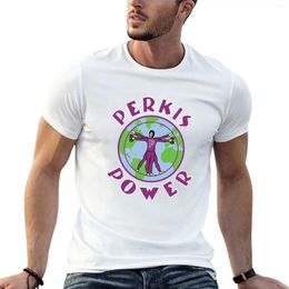 Men's Tank Tops Perki Power T-Shirt Hippie Clothes Cute Plus Sizes Vintage T Shirts For Men