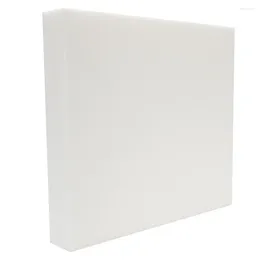 Pillow 2.5cm 5cm Thick Square High Density Seat Foam White Sheet Upholstery Replacement Pad Premium Chair