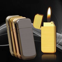 076 Wholesale Custom Metal Lighter Refillable Without Gas Cigarette Lighters