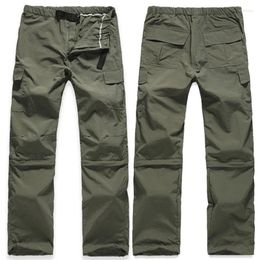 Men's Pants Spring And Summer Outdoor Clothing Quick Drying With Detachable Two Pieces Of Sun Protection