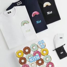 ss KITH FW TREATS T-shirt Men Women 1 1 High QUAlity Oversized T Shirt Donut Special Tee Tops Short Sleeve y2k 240420