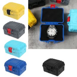 1 Slot Durable Watch Case Portable Plastic Watch Storage Box Waterproof Watch Organizer Storage Watch Case ABS Material 240426