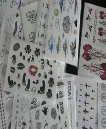 95145cm 50Pcs Whole Mixed Types Temporary Tattoos Tattoo Stickers For Body Art Painting Waterproof Mix Designs1393130