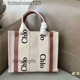 Woody Canvas Cloee Bag Summer Totes Japanese Bags Designer Leisure Tote Printed 2024 Evening Letter Shopping Large Capacity Fashion Versatil ZBE5