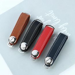 Keychains Car Key Pouch Bag Case Wallet Holder Chain Ring Collector Housekeeper Pocket Organiser Smart Leather Keychain