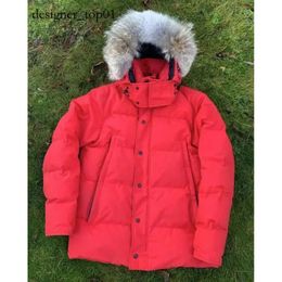 Designer Jacket Canada Puffer Jacket Men Jacket Real Coyote Fur Outdoor Wyndham Windbreaker Jassen Outerwear Fourrure Manteau CAN Down Jacket Coat Hiver Parka 1927