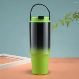 Water Bottles Insulated Tumbler With Straw High Temperature Retention Cup Stainless Steel Handle For Home Adults