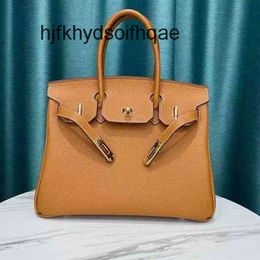fashion Handbag Bags 2024 Designer Handbag berkins Leather Platinum Bag Classic 30cm Leather One Shoulder Messenger Handbag PSVX