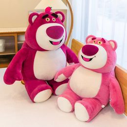 Super large strawberry bear plush toy cute doll pillow children's birthday gift grab machine doll wholesale