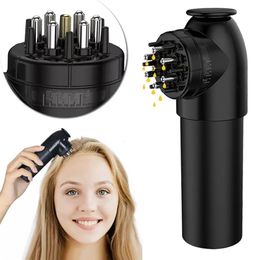 Hair Massager With Oil For Medicine Scalp Applicator Liquid Comb Nutrient Absorp Treatment Hair Care Head Therapy Removable 70Ml 240418