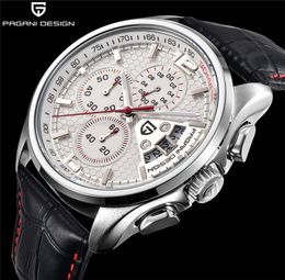 Men Quartz Watches PAGANI DESIGN Luxury Brands Fashion Timed Movement Military Watches Leather Quartz Watches relogio masculino 211204400