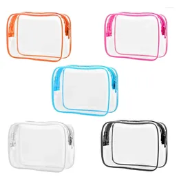 Storage Bags Transparent Makeup Bag With Zipper For Cosmetic Small Items