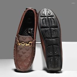 Casual Shoes Men's Leather Spring And Autumn Business Formal Fashion British Anti Slip Driving