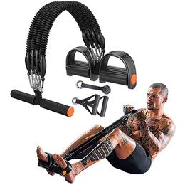 Resistance Bands Pedal Multifunction Tension Rope Situp Bodybuilding Expander for Fitness Home Gym Equipment MenWomen 230617