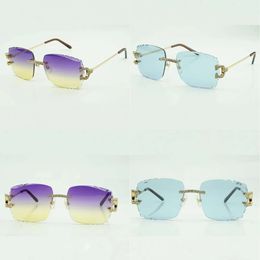 Claw Diamond Legs 3524014 Sunglasses With 58Mm Cutting Lenses 3.0 Thickness Original Quality