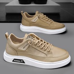 2024 Hot Casual shoes white black dark brown green grey mens business shoes breathable sports sneakers size39-44 GAI