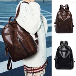 School Bags Computer Backpack For Women Ladies Fashion Solid Schoolbag Casual Travel Student Purse Girls Kids
