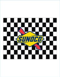 Custom Digital Print 3x5ft flags Race Racing Mahwah SUNOCO Cup Series Event Chequered Flag Banner for Game and Decoration6428810