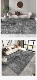 Carpets 12586 Nordic Tie-Dye Carpet Wholesale Plush Mat Living Room Bedroom Bed Blanket Floor Cushion For Home Decoration