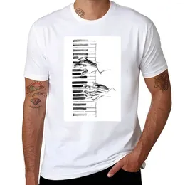 Men's Tank Tops Piano Music T-Shirt Sweat Shirt Shirts Graphic Tees Workout For Men