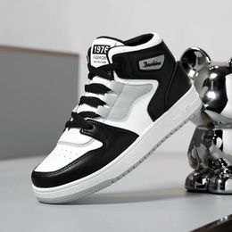 Walking Shoes 2024 Kid Casual Shoe Unisex Brand Fashion Children Girls Sneakers High Top Leather Boys School Teenage Trainers