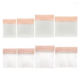 Storage Boxes 50pcs Resealable Jewelry Pouches Versatile And Practical Bags For Everyday Use