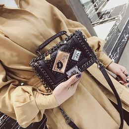 Shoulder Bags Women Fashion Stereo Flowers Bag Ladies Small Vintage Tote Purse Chain Handbag Messenger Clutch For Girls