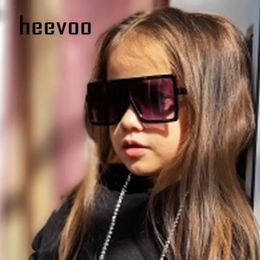 Oversized Square Kids Sunglasses Baby Boys Girls Festival Punk Sun Glasses Fashion Children Eyeglasses Shades UV400 Oculos Sol 240416