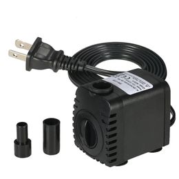 600L/H 8W Submersible Water Pump for Aquarium Tabletop Fountains Pond Water Gardens and Hydroponic Systems with 2 Nozzles 240426