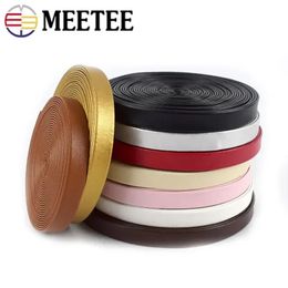 5Meters 5-30mm Synthetic PU Leather Cord Bag Sewing Ribbon Tapes Clothing Bias Binding Decoration Rope DIY Garment Accessories 240426