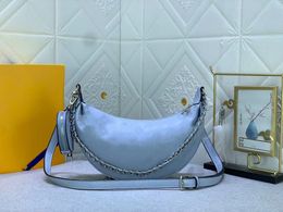 Designer Luxury Cross Body Shoulder Bag Tote Half-moon detachable strap straddle bag