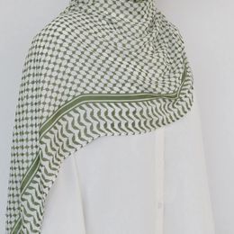 Keffiyeh Print Chiffon for Muslim Ladies Hijab Keffiyeh Palestine High Quality Hijab Palestinian Scarf 185X70CM 240419