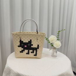 Manufacturer Direct Sales Handmade Woven Bag Handbag Vegetable Basket Gift Bag Gift Bag Handbag Handbag