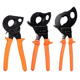 Professional Ratcheting Cable Cutter Precise Cutting Lightweight Design Pliers Comfortable Grip Strong Build Drop Ship