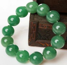 Natural Dongling Jade Bracelet Emerald Jade Jade Bracelet Men and women Fashion Crystal Bracelet Whole1479588