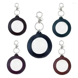 Decorative Figurines Magnifying Glass Keychain Quality & Portable 10x Small Lens Easy Carry For Reading Key Hanging