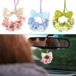 Decorative Flowers Flower Centerpieces For Party Garland Artificial Wall Decor With Bow DIY Crafts Fake Front Door Wreath Car