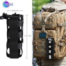 Tactical Accessories Protective Gear Outdoor Equipment Black Nylon Tactical Molle Water Bottle Bag Edc Accessory Bag Waterproof