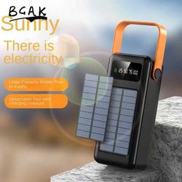 Cell Phone Power Banks 100000mAh mobile power supply outdoor live streaming camping light built-in cable large capacity fast mobile phone charging J240428