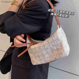 High Quality Original Designer Bags for Loeweelry Fashion Swan Embroidered Doctor Bag Womens Bag Canvas Shoulder Handheld Casual Autumn Underarm with Brand Logo