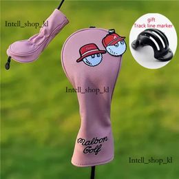 Designer Malbon Golf Products Golf Wood Headcover For Driverfairwayhybrid Utilityputter Cover Golf Club With Magneticty Mallet Putters Malbon Golf Trackline 197