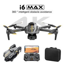 i6 Max RC Drone 4K HD Dual Camera Brushless Power FPV Dron 360 Intelligent Obstacle Avoidance Optical Flow Hovering Quadcopter Drones Toy Gift