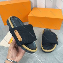 10A pantofole estate di alta qualità designer di lusso Sunny Beach Sandal Custini Slide da scarpe vintage da uomo Spettapelatura di scarpe da donna Fashi