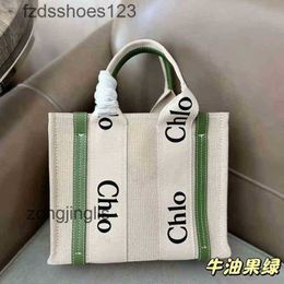 Bag 2024 Fashion Woody Canvas Cloee Totes Bags Women's Designer Hands Letter Versatile outlet Large Capacity Shopping Po EJ4G