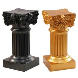 Garden Decorations Roman Pillar Greek Column Statue Pedestal Candlestick Stand Figurine Sculpture Indoor Home Dinning Room Garden Scenery Decor