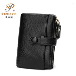 Wallets Brand Fashion Women Wallet Double Zipper Short Purse Card Holder Coin Pockets Small Walet